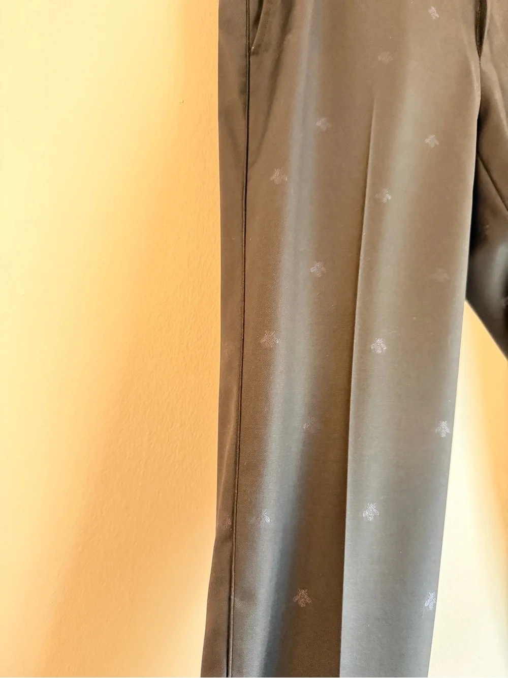 Gucci Bee Embossed Monaco Slacks